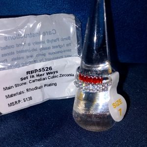 Carmelian stack ring